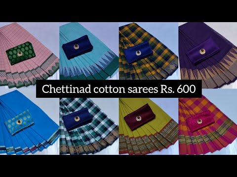 80'count New arrival of 🌷Chettinad cotton sarees🌿 for order whatsapp:9488866146