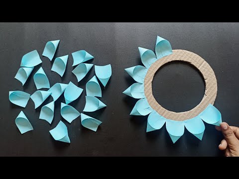 Beautiful paper wall hanging craft | Easy and simple wall hanging | Home decor ideas 💡 #wallhanging