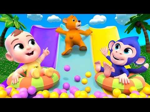 Bear Went Over The Mountain | Newborn Baby Songs & Nursery Rhymes