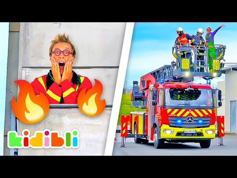 Firefighters Compilation for Children | Educational Fire Trucks Videos for Kids | Kidibli