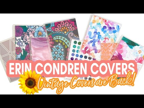 Erin Condren Covers - 8 Fan Favorites are BACK!