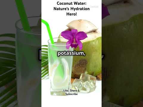 Coconut Water: Nature's Hydration Hero! #nutritionsecrets #facts #superfood #healthyeating tips