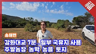 강화토지 강화대교7분거리 나만의 강화도 주말농장 토지 / 강화도부동산