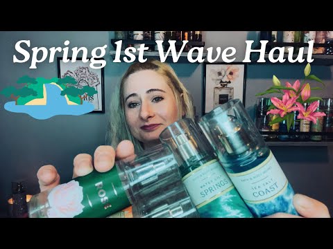 BATH & BODY WORKS SPRING 2024 1st WAVE HAUL Sea Salt Coast, Waterlily Springs, Calypso Clementine