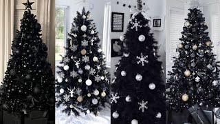 Black and white Christmas Tree Ideas/Beautiful Christmas Tree Designs