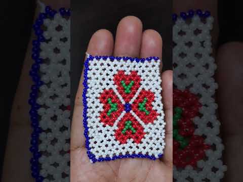 Hand Embroidery flower design for moti