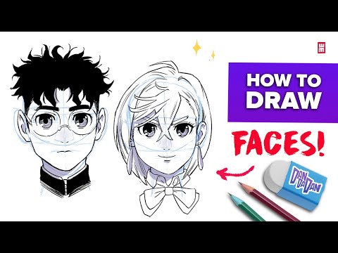 How to Draw Faces for Beginners in ANY ART STYLE!