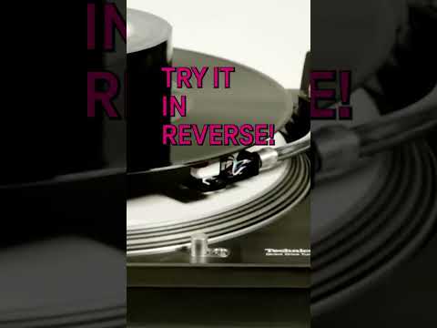 Turntable Throwback: Try This Old School Technics 1210 Trick In Reverse!