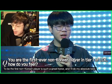 The First Ever Non-Korean Player To Play In LCK