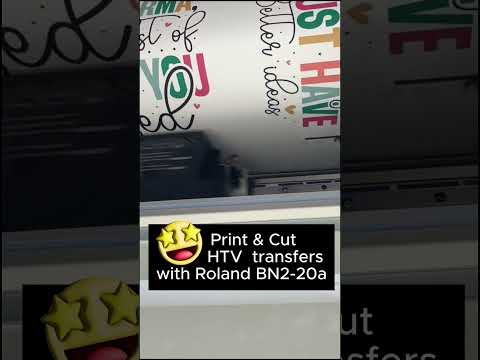 Printing Vinyl Transfers with My Roland Printer🤩