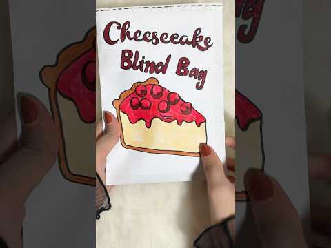 Cheesecake🍰 Blind Bag #blindbag #asmr #squishy #food #cheesecake  #unboxing #craft