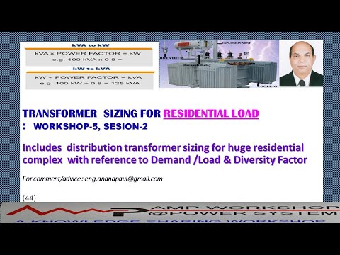 DISTRIBUTION TRANSFORMER SIZING  FOR RESIDENTIAL COMPLEX