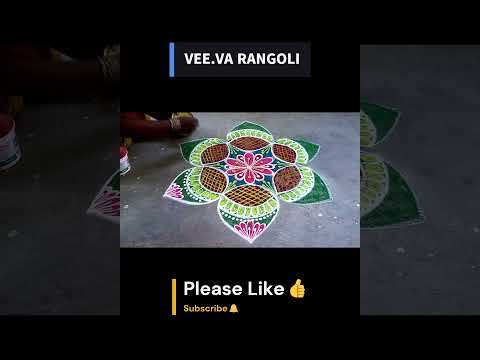 Margazhi Kolam🍀New Year Special Rangoli Design 2025🍀Pongal Kolam🍀Sankranthi Muggulu🍀Easy🍀Rangoli