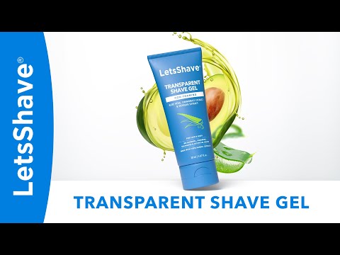 LetsShave's Transparent Shave Gel- Best Shave Gel for Sensitive Skin