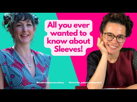 How do sleeves work? How to draft and sew sleeves? How to fit your sleeves with two pattern cutters