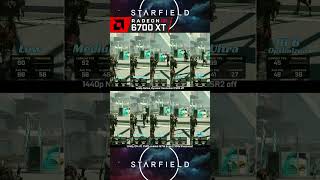 Starfield - RX 6700 XT - All Preset 1080p, 1440p #njbenchmark #starfield