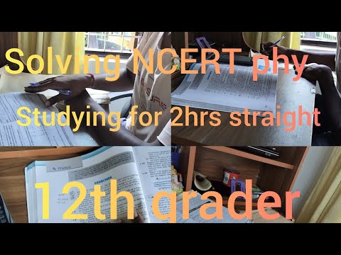 study vlog of 12 th grader || solving NCERT| #averagestudent  #xylem #examwinner8thclass