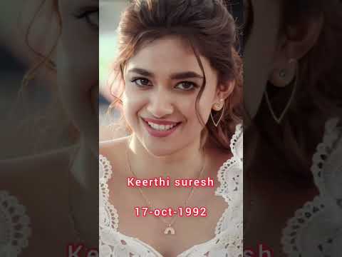 Top 10 South Indian actress and there Date of Birth. #shorts #viral