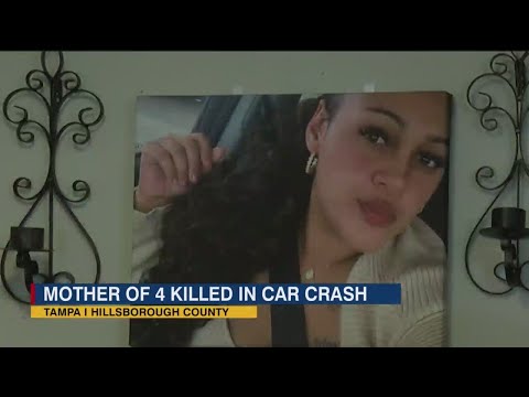 A Tampa mother of four killed in a high-speed crash