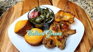 Tasty Collard Greens & Baked Wings! Oh the memories...