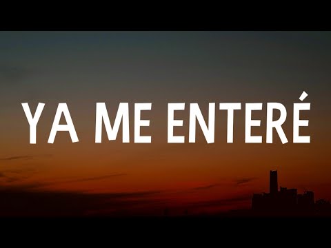 Reik - Ya Me Enteré (Letra/Lyrics)