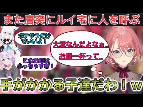 【 #鷹嶺ルイ100万人】またもおかゆに唐突に人を呼ばれ振り回されるルイ姉【ホロライブ/切り抜き/ 鷹嶺ルイ】