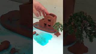 clay house making #mudhouse #clayhouse #shorts