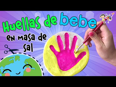 DIY: Huellas de Bebe con Harina (Regalo para Mamá)