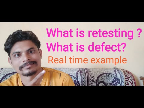 what is retesting | Retesting in Software Testing | what is defect real time example