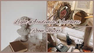 Light Academia Aesthetic || Room Decors || Shopee Finds