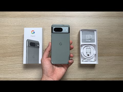 Pixel 8 Hazel (Sauge) 8/128GB - Unboxing & Setup!