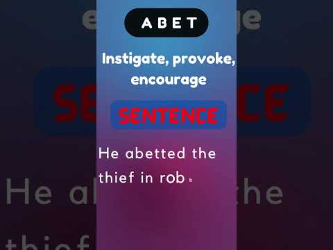 |Abet Meaning| |GRE Vocabulary| |CSS /PMS Vocabulary ||#youtubeshorts#educationalshorts#newspaper