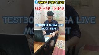 6-8 MAR📆 SSC CGL TIER-1 TESTBOOK MEGA LIVE MOCK TEST MARKS✅ #ssc #ssccgl #cgl #chsl #study #shorts