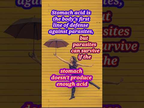 Stomach Acid vs Parasites #science #microscope #experiment