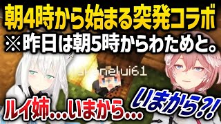 前日の朝５時突発コラボから引き続きフブキはルイ姉をマイクラ内で探し回り... 朝４時から始まる突発コラボwww - ホロライブ切り抜き -