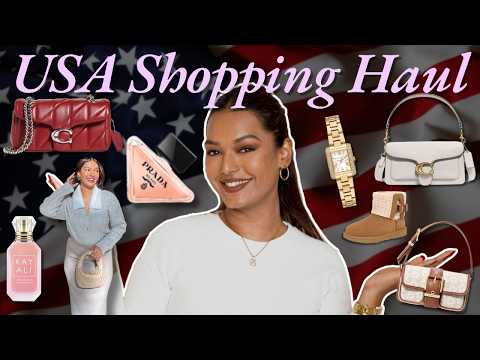 My ✨LUXURY✨ USA Haul! Miu Miu, Prada, UGGS, Coach, Michael Kors & More! Sarah Sarosh