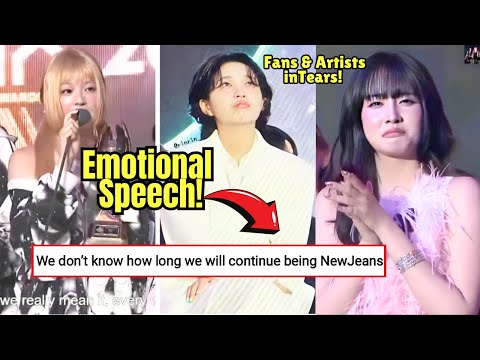 NewJeans' Emotional KGMA 2024 Speech Leaves Fans & Artists in Tears!