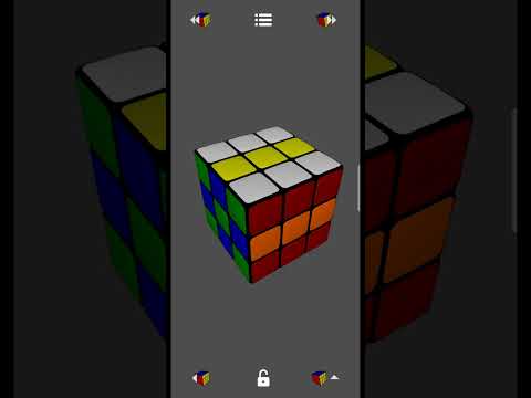 Cube solve trick