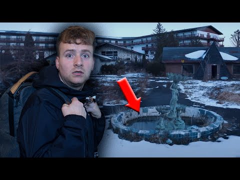 Exploring the Abandoned Disney Robin Hood Castle Resort - Flooded basement