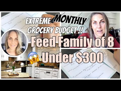 $300 Monthly BUDGET SHOPPING and MENU PLAN System | Budget Saving Ideas| Frugal living