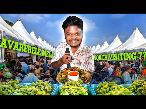 Eating Unique Food Items at Indian Mela | Avarebele Mela Bangalore 2025 !