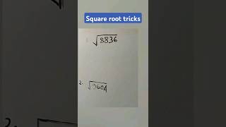 Square root tricks #maths #mathiqtest #mathtricks #mathstricks #mathshortcuts #shorts