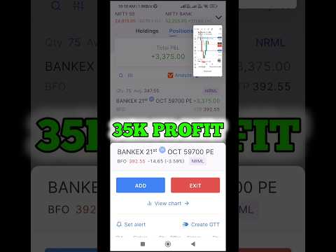 Bankex expire 21/10/24 #banknifty #shorts #ytshorts #livetrading #optionstrading