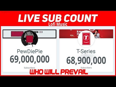 🔴 PEWDIEPIE VS T-SERIES | THE FINAL BATTLE | LIVE 24/7 | LOFI MUSIC