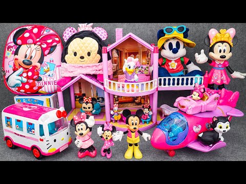 Satisfying with Unboxing Disney Junior Minnie Mouse Airplane Playset | Review Toys ASMR