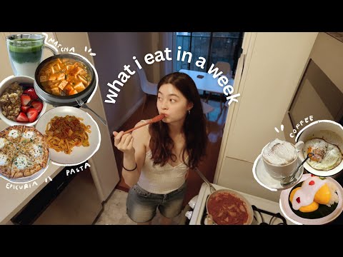 WHAT I EAT IN A WEEK AS A COLLEGE STUDENT ft. easy homemade recipes, ucla dining, korean food