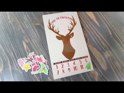 Christmas Countdown with Vinyl and Perma-Twill/Sublimation | My Craft Source Christmas Kit Day 2