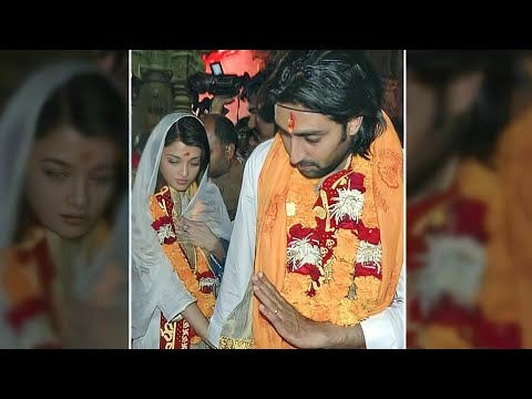 Abhishek Bachchan and Aishwarya Rai unseen & rare marriage photos