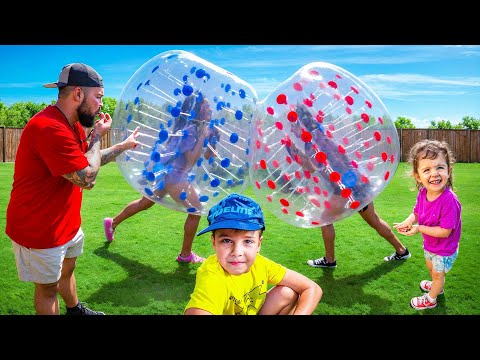 BODY BUMPER BALLS CHALLENGE | The Awesome Lawsons