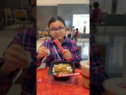 Lunch at the Mall #shorts  #shortsvideo #pandaexpress #bobatea #chickenteriyaki #lunch